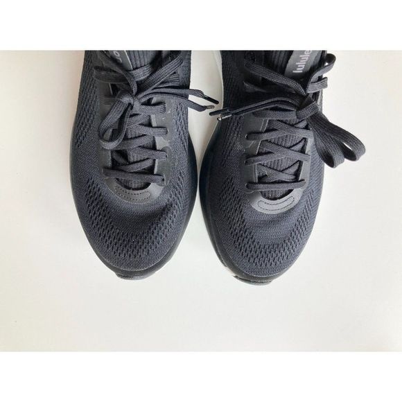 LULULEMON ChargeFeel Workout Mid Black Seamless Sneakers Running Shoes, Size 9 - Picture 4 of 16